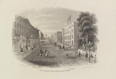 La parata con il Regent Hotel da John Brandard