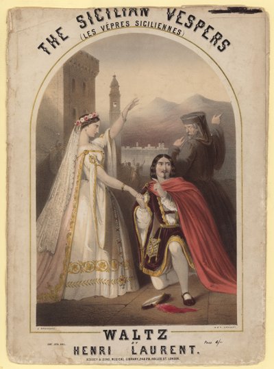 I Vespri Siciliani. Valzer di Henri Laurent da John Brandard