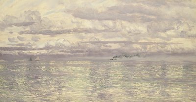 Un paesaggio marino estivo perlaceo da John Brett