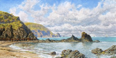 Baia della foresta, Cardigan Bay, 1883 da John Brett