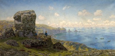 Prospettive dorate, Pozzo di Santa Caterina, Lands End, Cornovaglia, 1881 da John Brett
