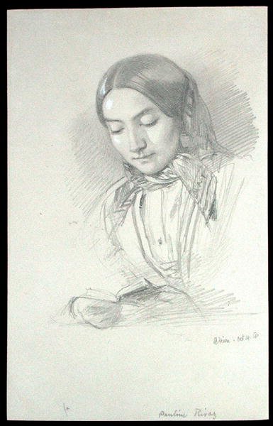 Ritratto di Pauline Rivaz da John Brett