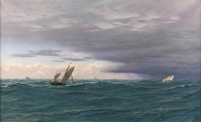 Yacht in mare aperto, Mediterraneo da John Brett