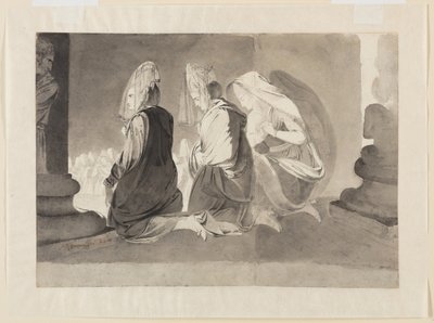 Tre donne inginocchiate da John Brown