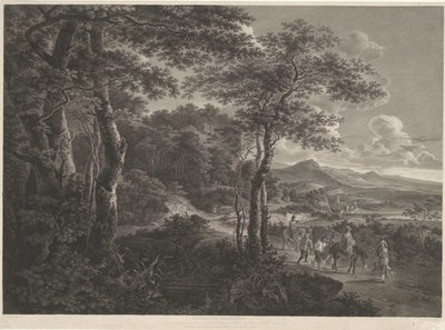 Paesaggio con briganti prigionieri da John Browne