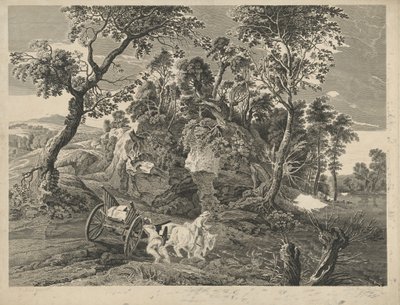 Paesaggio con Carro da John Browne after Sir Peter Paul Rubens