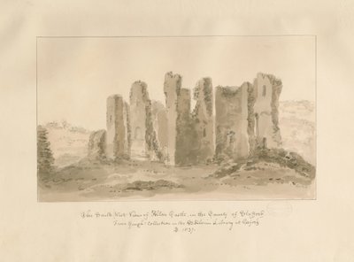 Castello di Alton (disegno a seppia) da John Buckler