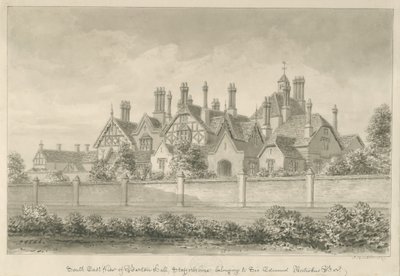 Barton under Needwood - Barton Hall da John Buckler