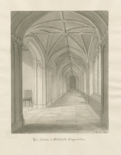 Blithfield Hall - Chiostri da John Buckler