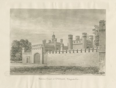 Blithfield Hall - Corte della Cucina da John Buckler