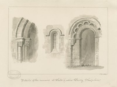 Brewood - Whiteladies Priory (Rovina) da John Buckler