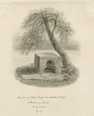 Burton-upon-Trent - Bara di pietra nel vecchio cimitero da John Buckler