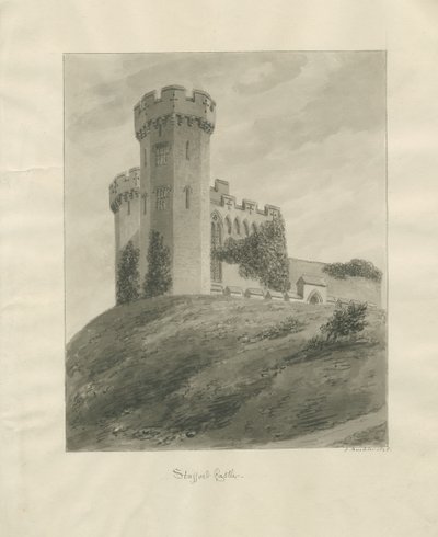 Chiesa del Castello - Castello di Stafford da John Buckler