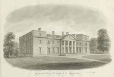 Chillington Hall (disegno a seppia) da John Buckler