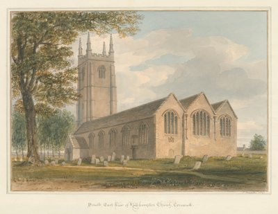 Cornovaglia - Chiesa di Kilkhampton da John Buckler