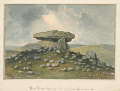 Cornovaglia - Morvah - "Il Cromlech", 1821 da John Buckler