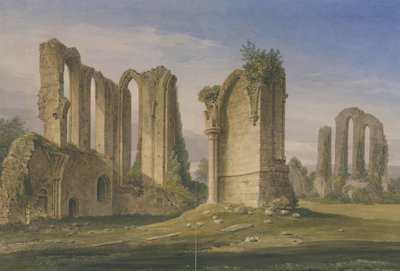 Abbazia di Croxden: acquerello da John Buckler