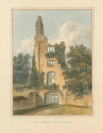 Dorset - Sherborne - Rovine del castello, 1802 da John Buckler