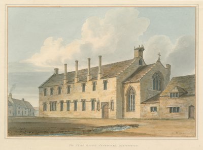 Dorset - Sherborne - La Casa degli Alms, 1802 da John Buckler