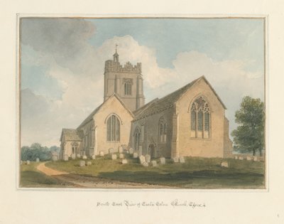 Essex - Chiesa di Earls Colne da John Buckler
