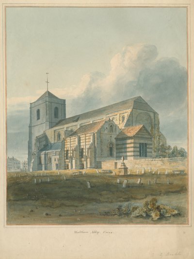 Essex - Abbazia di Waltham, 1802 da John Buckler