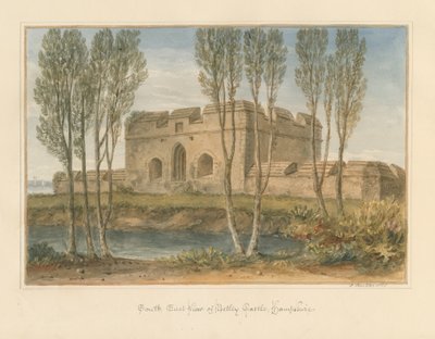 Hampshire - Castello di Netley, 1828 da John Buckler
