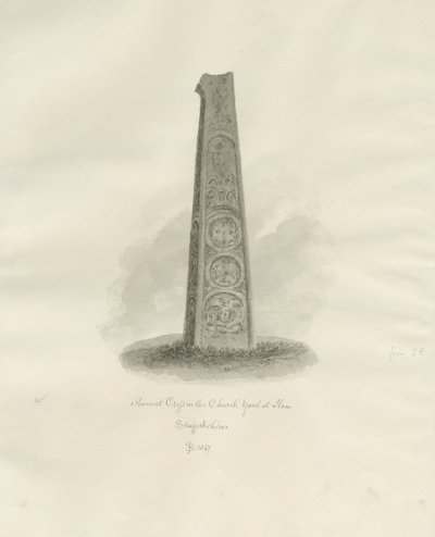 Chiesa di Ilam - Croce Antica da John Buckler