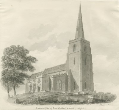 Lichfield - Chiesa di San Michele da John Buckler