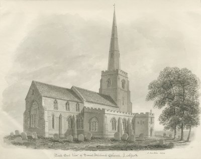 Lichfield - Chiesa di San Michele da John Buckler