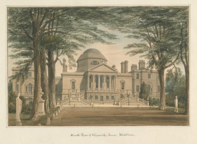 Middlesex - Chiswick House, 1822 da John Buckler