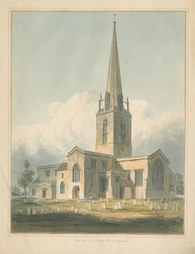 Oxfordshire - Chiesa di Bampton, 1802 da John Buckler