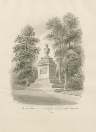 Shugborough - Monumento del Gatto da John Buckler