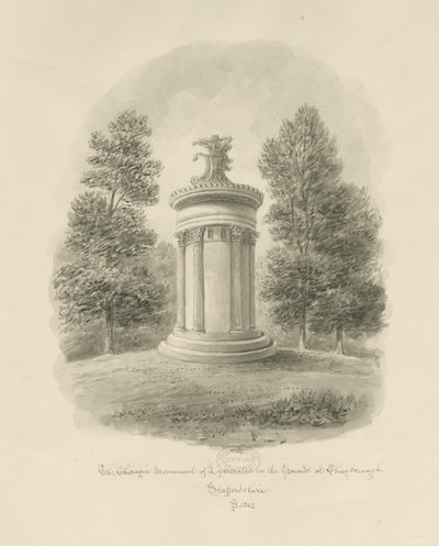 Shugborough - Il Monumento Coragico di Lisicrate da John Buckler
