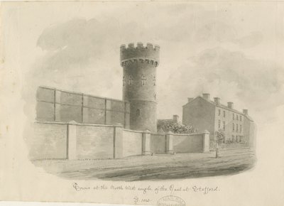 Stafford - Torre rotonda della prigione da John Buckler