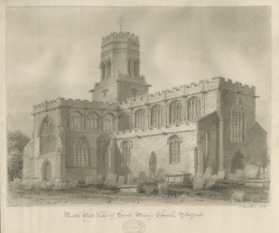 Stafford - Chiesa di Santa Maria da John Buckler