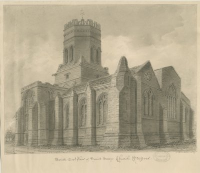 Stafford - Chiesa di St. Mary da John Buckler