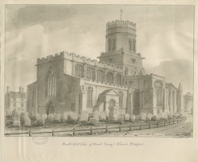 Stafford - Chiesa di Santa Maria da John Buckler