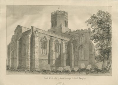 Stafford - Chiesa di St. Mary da John Buckler