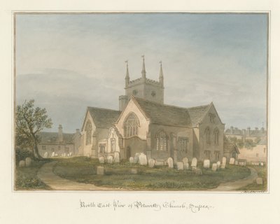 Sussex - Chiesa di Petworth, 1825 da John Buckler