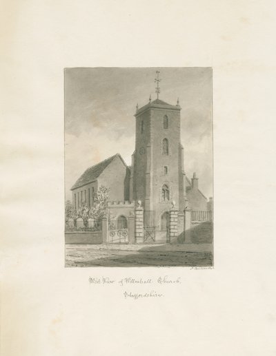 Chiesa di Willenhall da John Buckler
