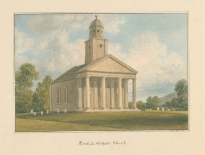 Wiltshire - Chiesa di Fonthill Giffard, 1811 da John Buckler