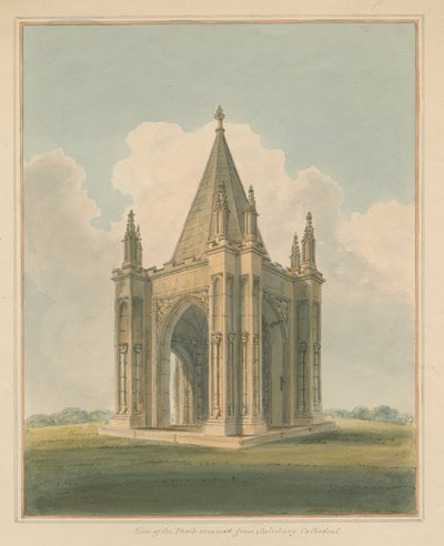 Wiltshire - Salisbury Cathedral - Porch, 1800 da John Buckler