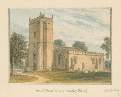 Chiesa di Semley, 1817 da John Buckler
