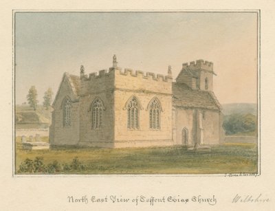 Wiltshire - Chiesa di Teffont Evias da John Buckler