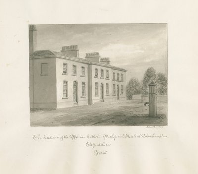 Wolverhampton - Residenza del Vescovo e dei Sacerdoti Cattolici Romani da John Buckler