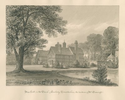 Worcestershire - Hanbury - Meer Hall da John Buckler