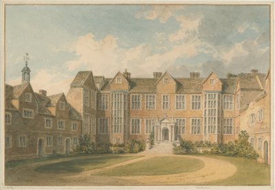 Yorkshire - York - Interno di Heslington House da John Buckler