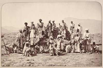 Punto di osservazione Afridi vicino a Jumrood, Khyber e Rotass in lontananza da John Burke