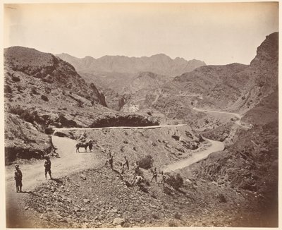 Passo di Landi Kotal che mostra la strada costruita dai Queen