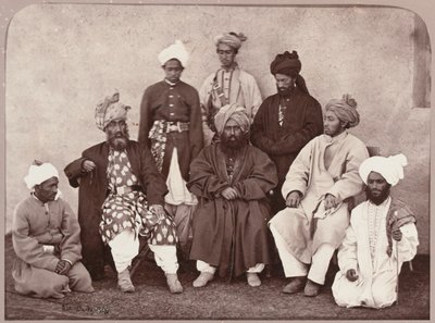 Mohamed Zahir Khan e Aslam Khan, 1879 da John Burke